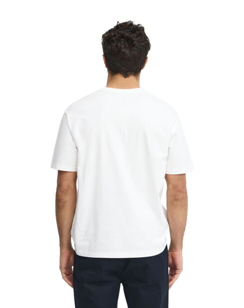 T-Shirt à manches courtes en coton Samuel white