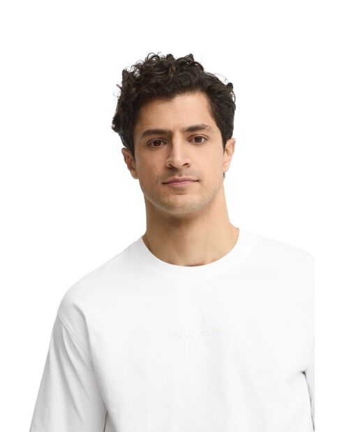 T-Shirt à manches courtes en coton Samuel white