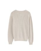 Felpa Neil in cotone crema
