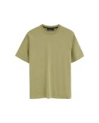 T-Shirt à manches courtes en coton Morgan leaf green