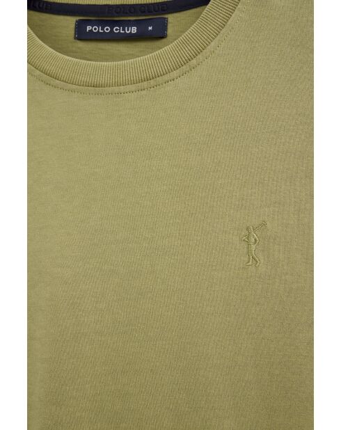 T-Shirt à manches courtes en coton Morgan leaf green