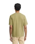 T-Shirt à manches courtes en coton Morgan leaf green
