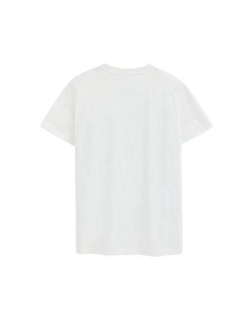 T-Shirt à manches courtes en coton Paul white