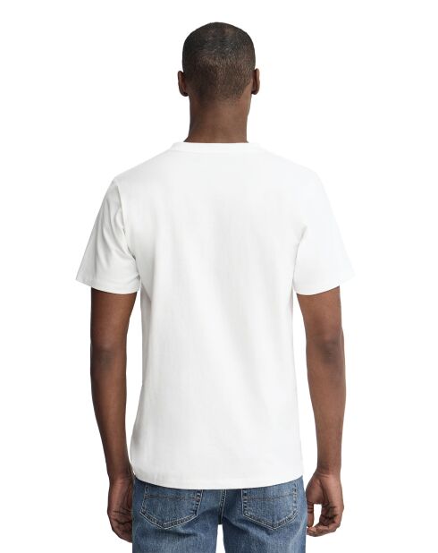 T-Shirt à manches courtes en coton Paul white