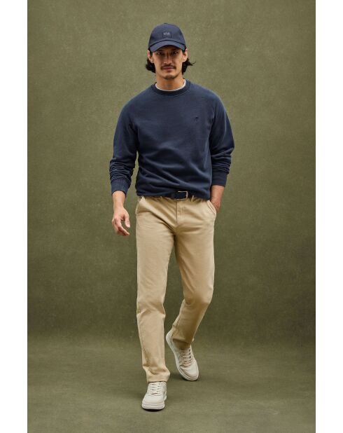 Felpa Blaise in cotone blu