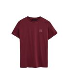 T-Shirt à manches courtes en coton stone garnet
