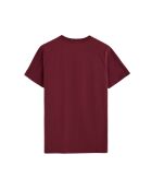 T-Shirt à manches courtes en coton stone garnet