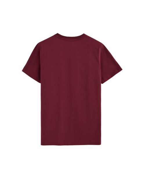 T-Shirt à manches courtes en coton stone garnet