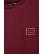 T-Shirt à manches courtes en coton stone garnet