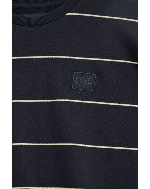 T-Shirt à manches courtes en coton Sylvain navy-light yellow