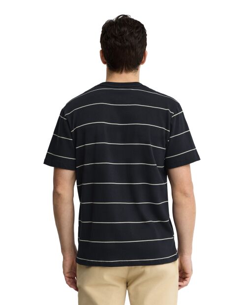 T-Shirt à manches courtes en coton Sylvain navy-light yellow