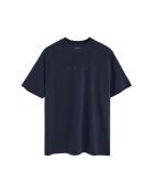 T-Shirt à manches courtes en coton Richard navy