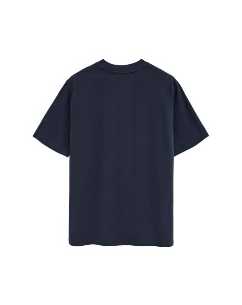 T-Shirt à manches courtes en coton Richard navy
