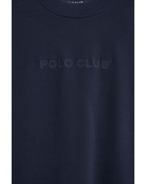 T-Shirt à manches courtes en coton Richard navy