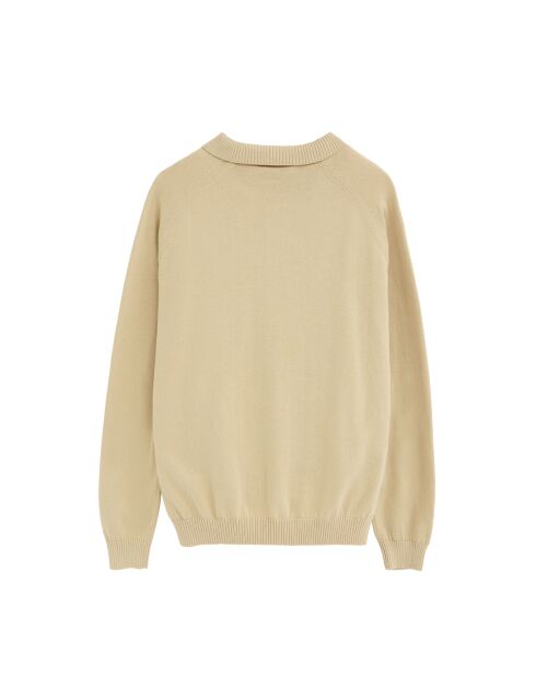 Felpa Finn beige in cotone