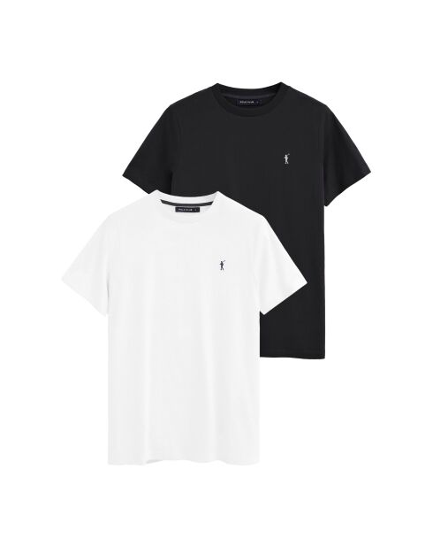 Lot de 2 T-Shirts à manches courtes en coton Thomas multicolores