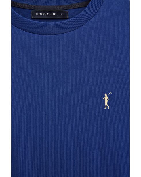 T-Shirt à manches courtes en coton Lionel royal blue