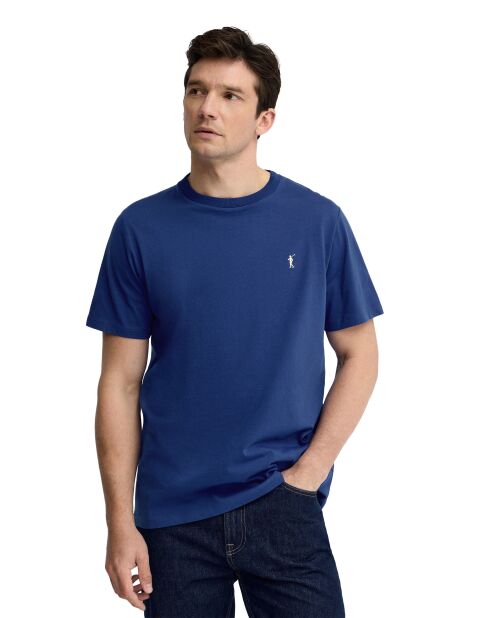 T-Shirt à manches courtes en coton Lionel royal blue