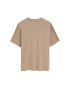 T-Shirt à manches courtes en coton Enrico light brown