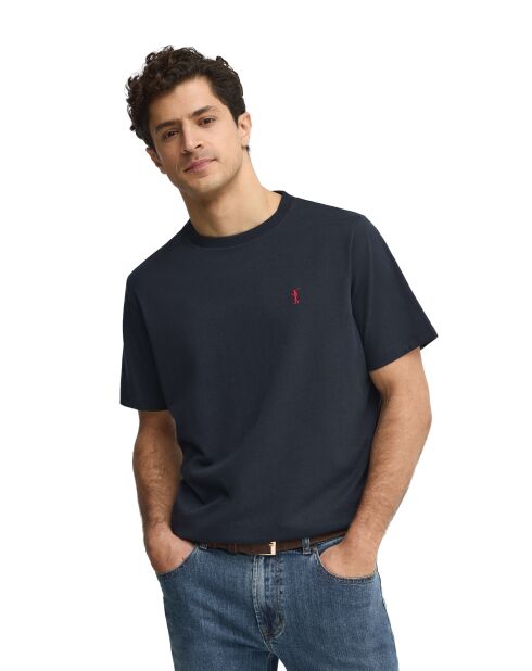 T-Shirt à manches courtes en coton Joseph navy