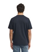 T-Shirt à manches courtes en coton Joseph navy