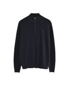 Felpa Anthony in cotone blu scuro