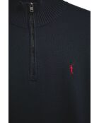 Felpa Anthony in cotone blu scuro