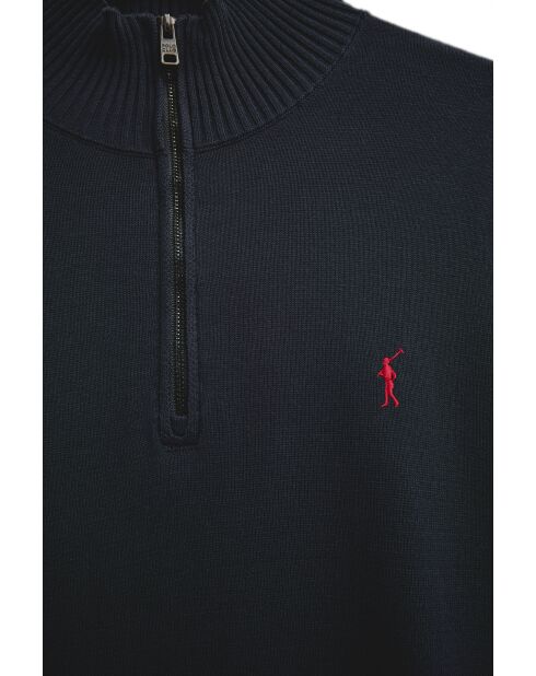 Felpa Anthony in cotone blu scuro