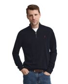 Felpa Anthony in cotone blu scuro