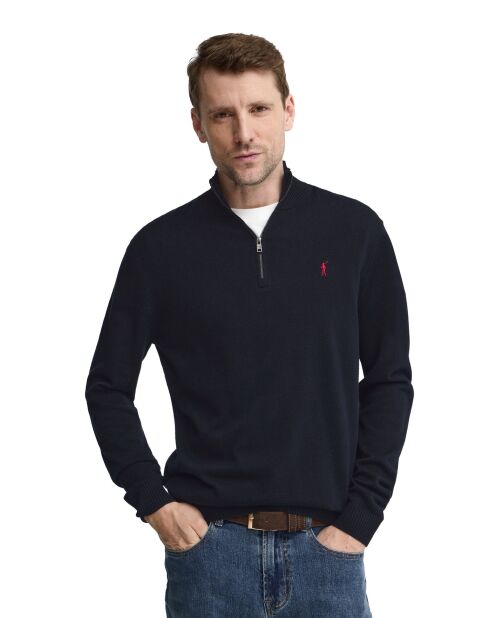 Felpa Anthony in cotone blu scuro