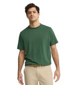 T-Shirt à manches courtes en coton Laurent bottle green