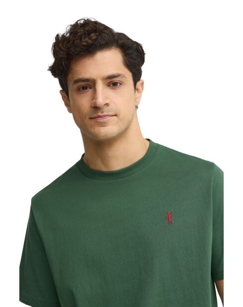 T-Shirt à manches courtes en coton Laurent bottle green