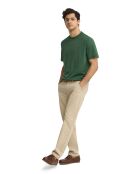 T-Shirt à manches courtes en coton Laurent bottle green