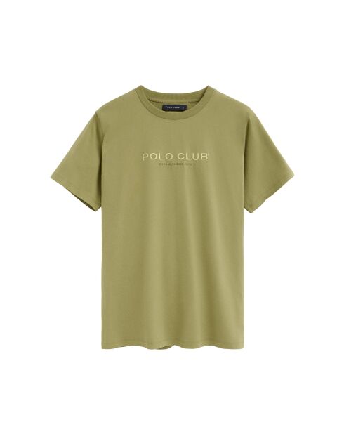 T-Shirt à manches courtes en coton Olivier leaf green