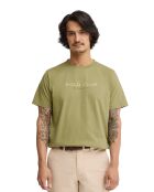 T-Shirt à manches courtes en coton Olivier leaf green