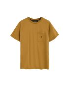 T-Shirt à manches courtes en coton Michel mustard
