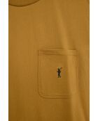T-Shirt à manches courtes en coton Michel mustard