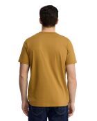 T-Shirt à manches courtes en coton Michel mustard
