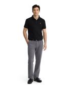 Polo Benjamin a manica corta in cotone nero