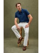 Polo à manches courtes en coton Cédric indigo blue