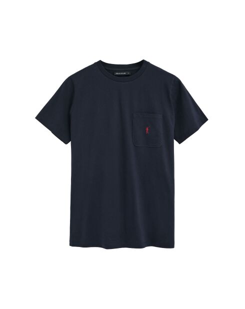 T-Shirt à manches courtes en coton Maxence navy