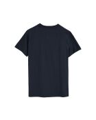 T-Shirt à manches courtes en coton Maxence navy