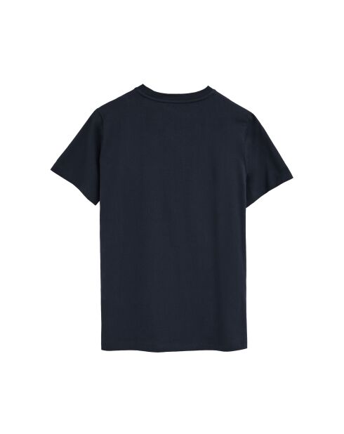 T-Shirt à manches courtes en coton Maxence navy