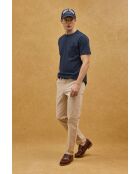 T-Shirt à manches courtes en coton Maxence navy
