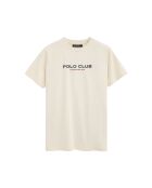 T-Shirt à manches courtes en coton Noé écru