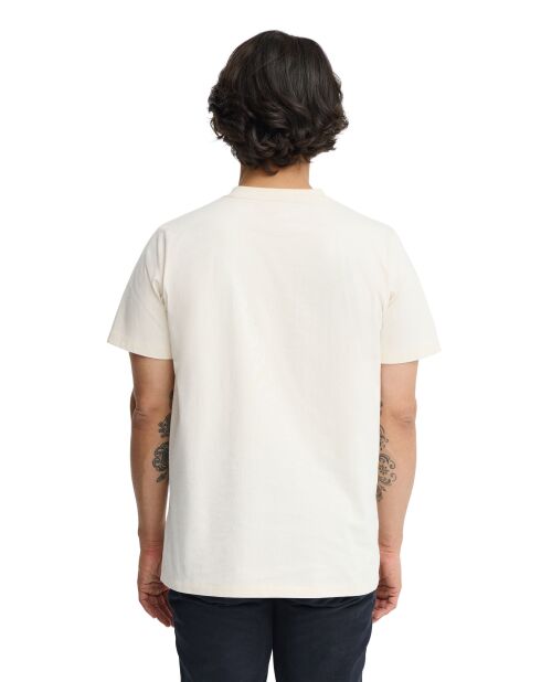 T-Shirt à manches courtes en coton Noé écru