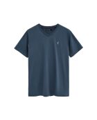 T-Shirt à manches courtes en coton Mathias denim blue