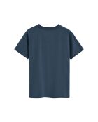 T-Shirt à manches courtes en coton Mathias denim blue