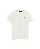 T-Shirt à manches courtes en coton Julien écru