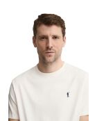 T-Shirt à manches courtes en coton Julien écru